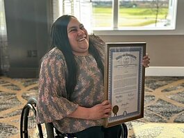 Lucia Rios, co-editor of the Disability Inclusion series